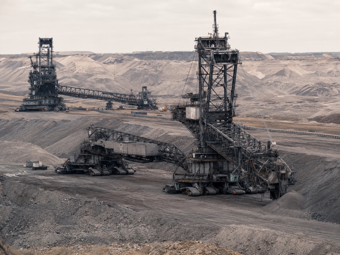 Open-pit mining operation
